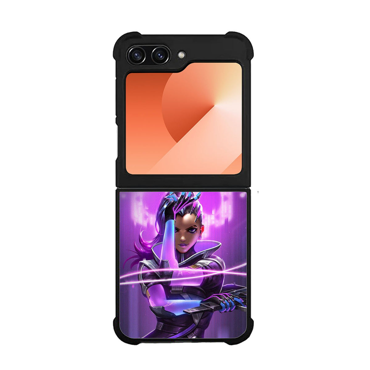 Overwatch Sombra Purple Case Samsung Galaxy Z Flip 6 5G BC0542