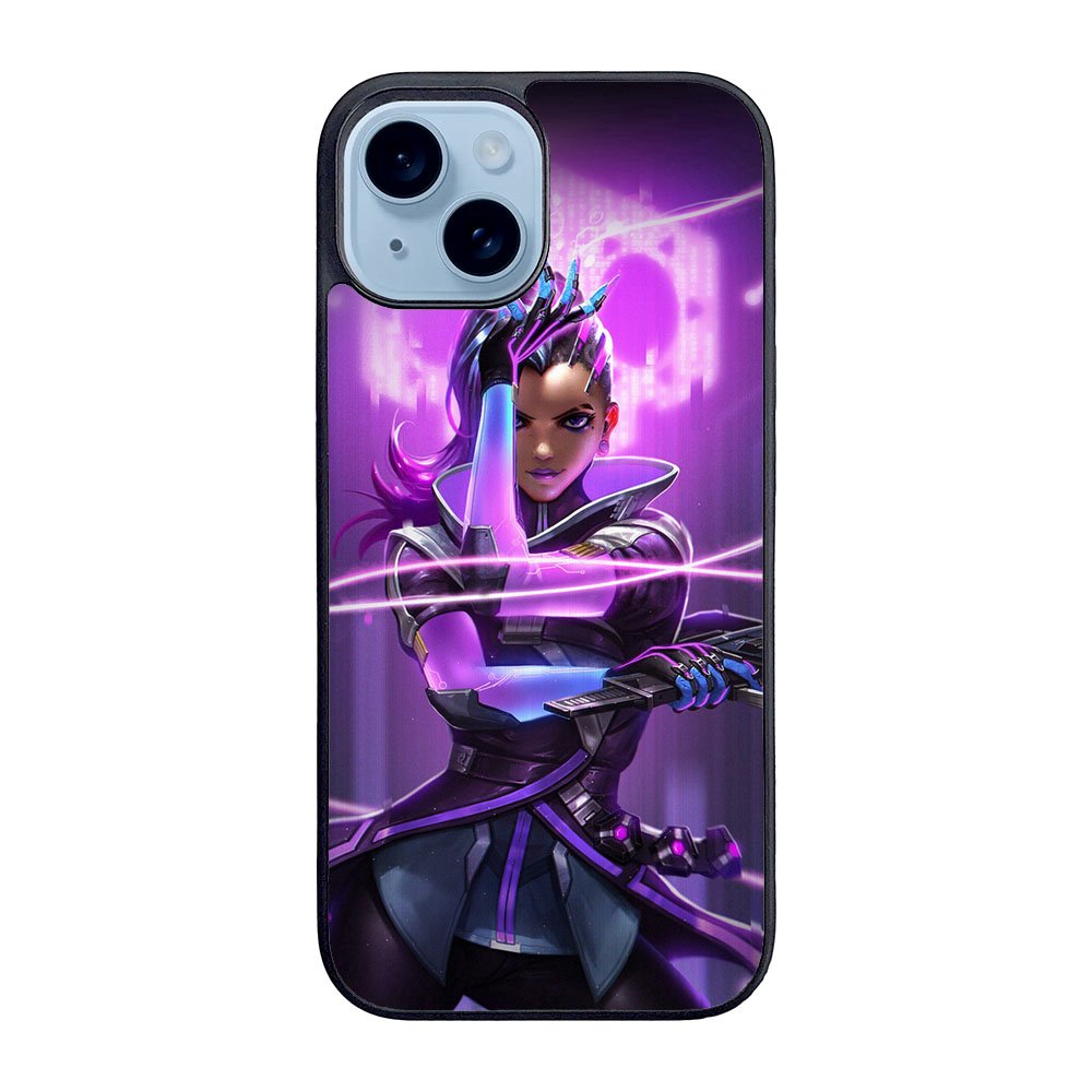 Overwatch Sombra Purple Case iPhone 15 BC0542