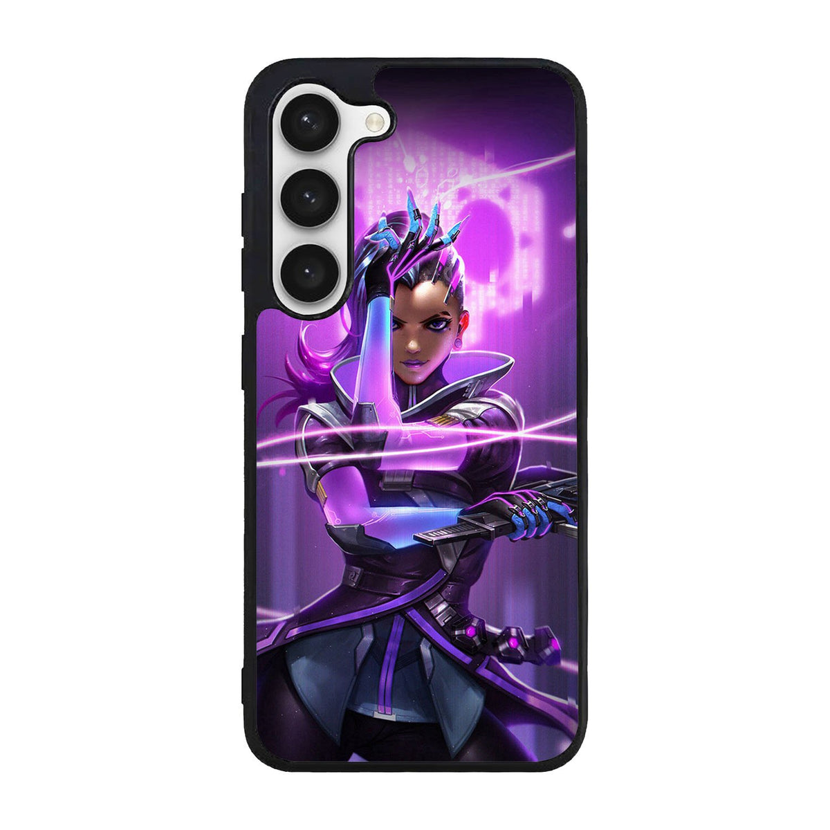 Overwatch Sombra Purple Case Samsung Galaxy S23 FE 5G BC0542