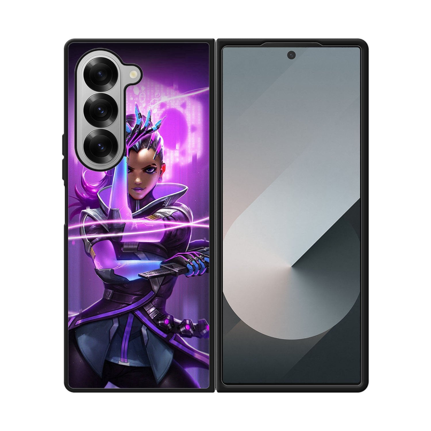 Overwatch Sombra Purple Case Samsung Galaxy Z Fold 6 5G BC0542