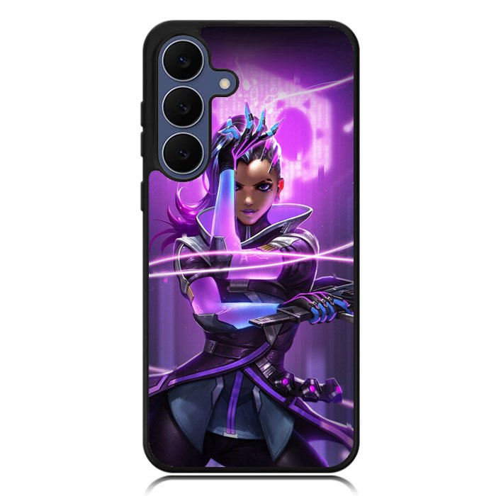 Overwatch Sombra Purple Samsung Galaxy S25 FE Case BC0542
