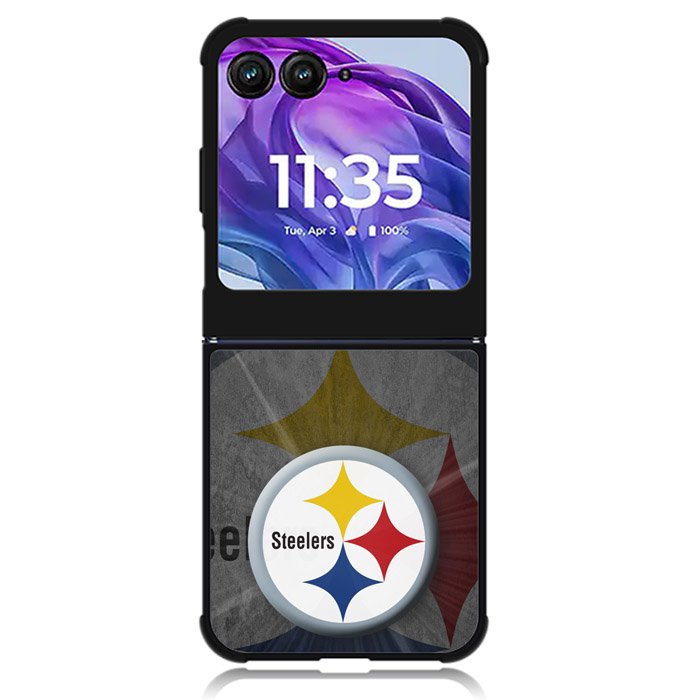 Pittsburgh Steelers Logo 1st Motorola Moto Razr 2024 , Moto Razr 50 Case