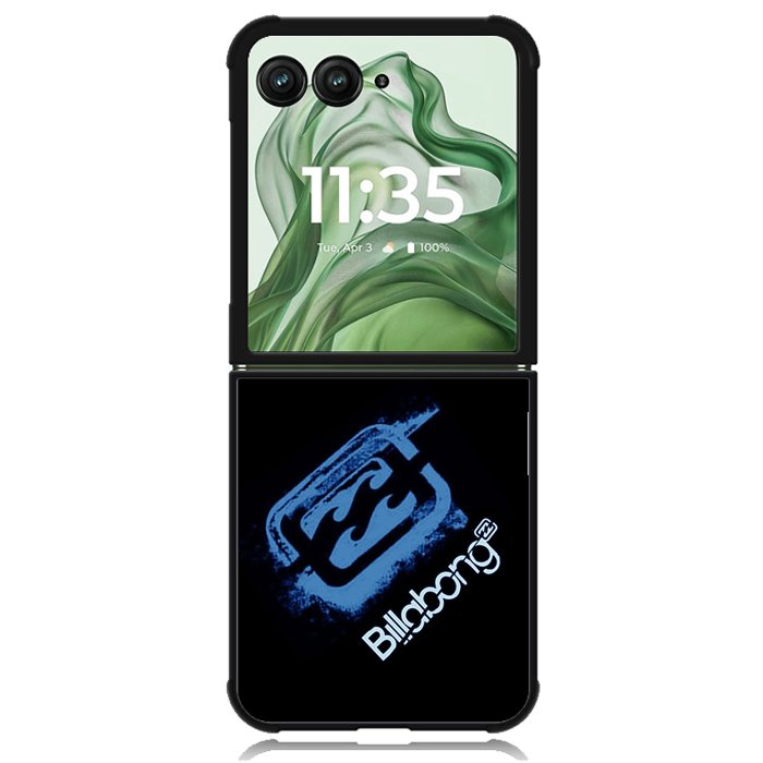 Billabong Logo Surfing X5957 Motorola Moto Razr+ Plus 2024/2025 Case, Motorola Razr 50 Ultra/50s Ultra Case