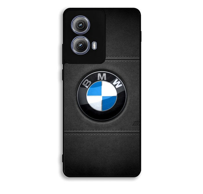 Bmw leather Logo Motorola Moto Edge 2024 Case FE6952