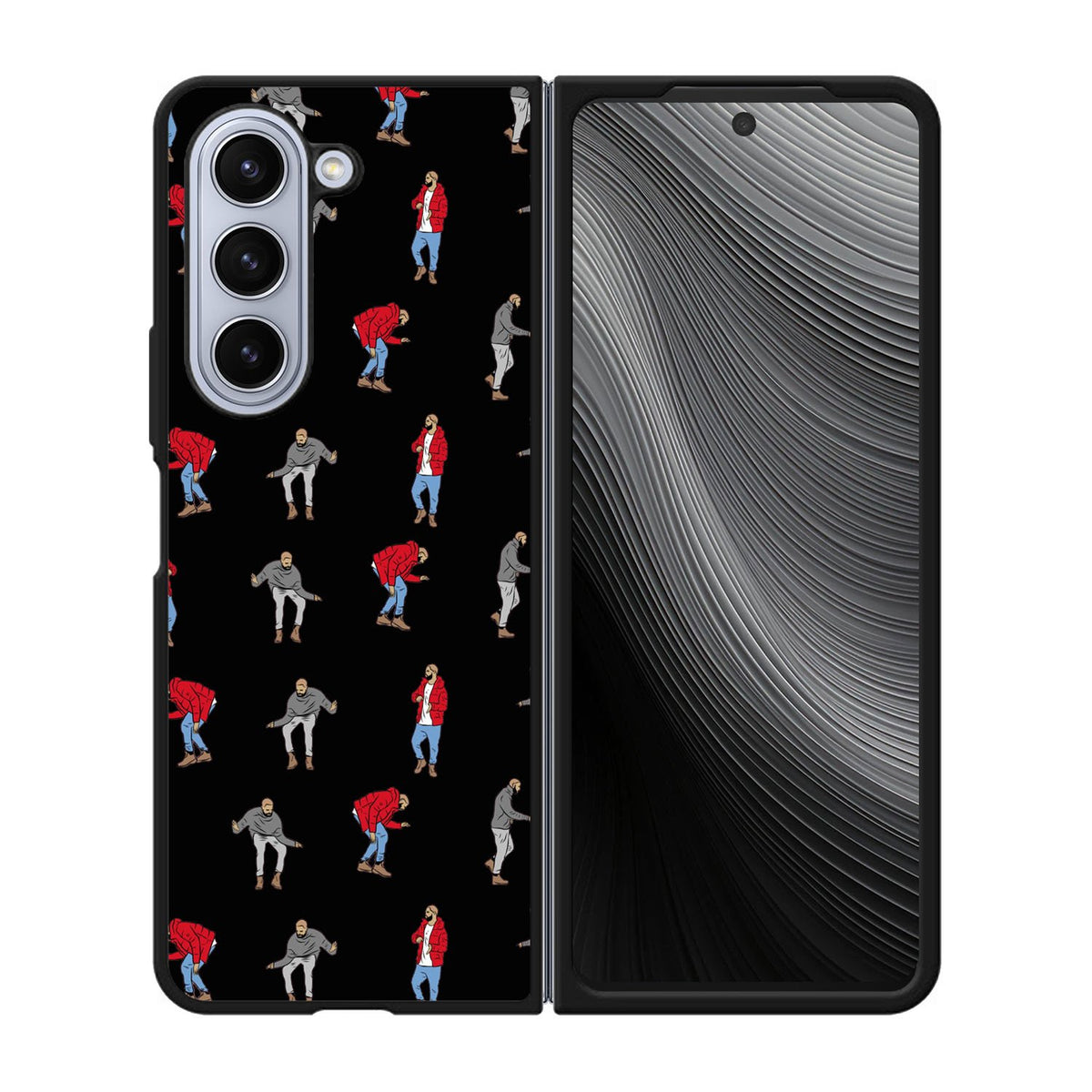 Drake Hotline Bling Dance Black Case Samsung Galaxy z Fold 5 5G BC0557