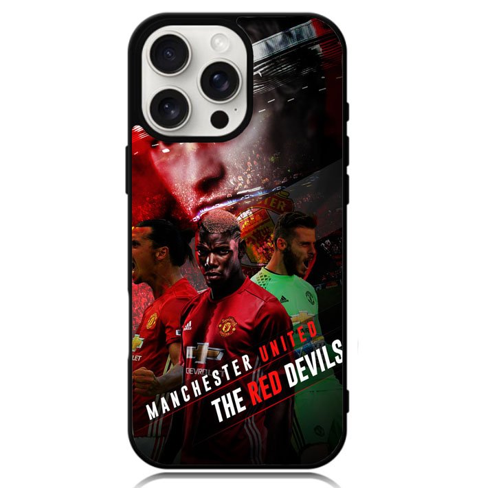 Manchester United Logo Case iPhone 16 Pro BC0664