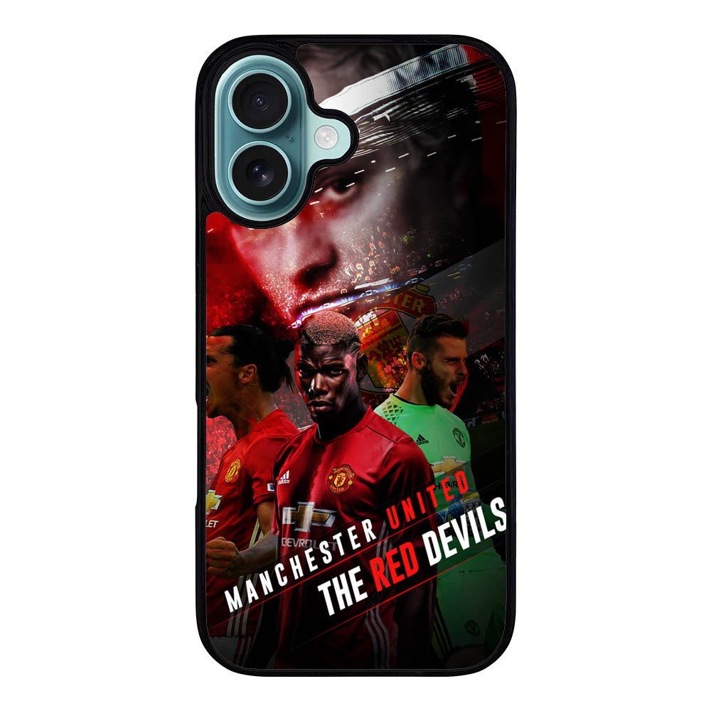 Manchester United Logo Case iPhone 16 Plus BC0664