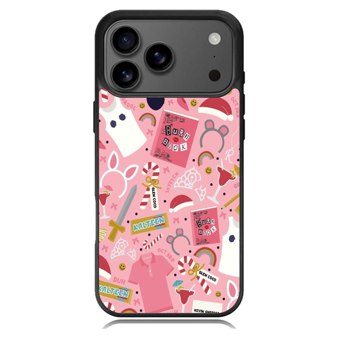 Mean Girls inspired pattern iPhone 17 Pro Max Case BC0564