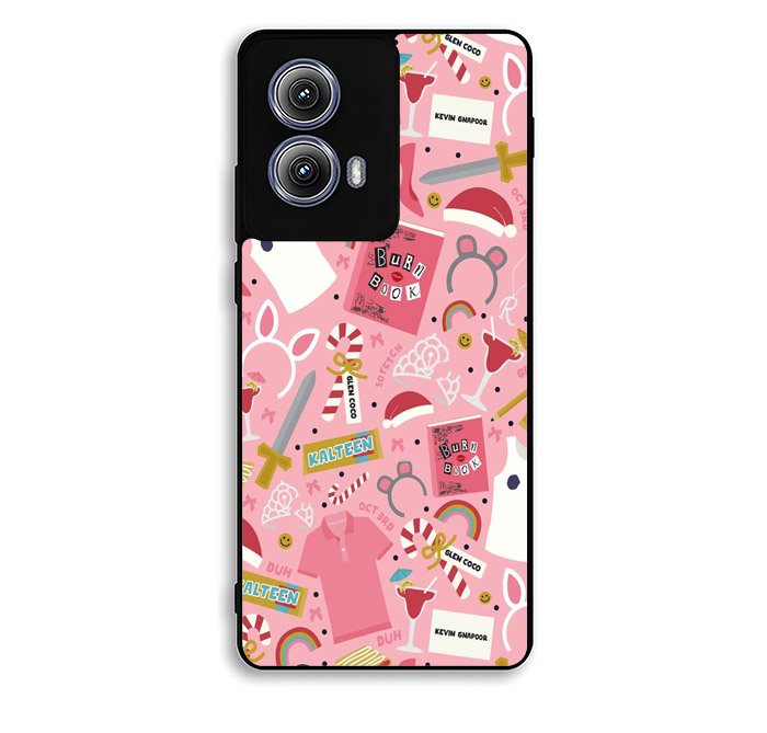 Mean Girls inspired pattern Motorola Moto Edge 2024 Case BC0564