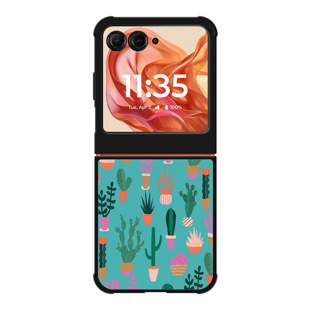Patio Pattern Cactus Motorola Moto Razr 2025/2024 , Moto Razr 60/50 Case BC0570
