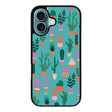 Patio Pattern Cactus Case iPhone 16 Plus BC0570