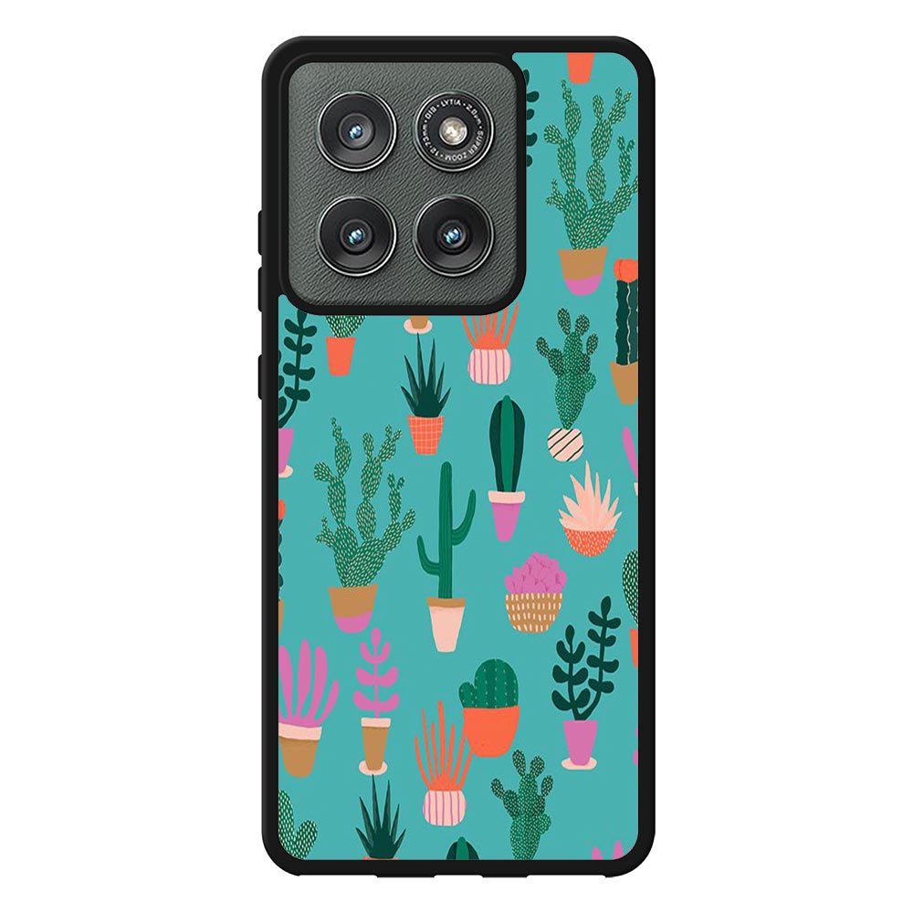 Patio Pattern Cactus Case Motorola Moto Edge 2025 BC0570