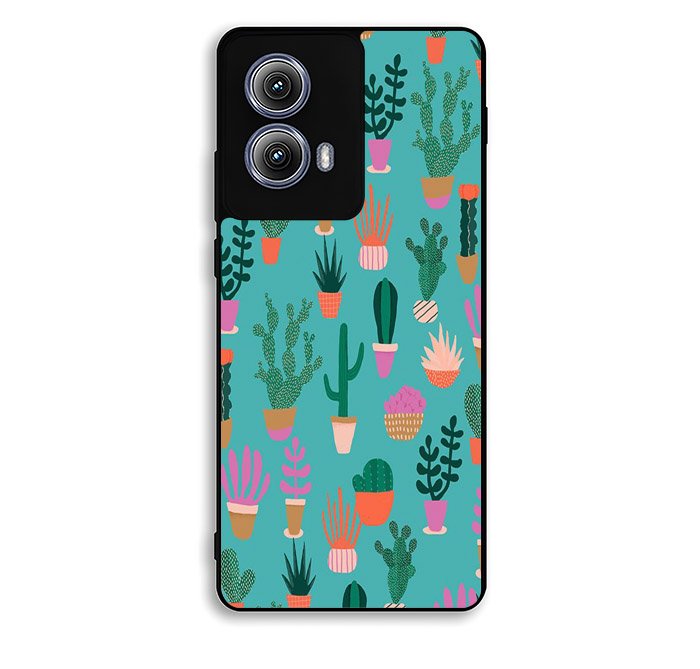 Patio Pattern Cactus Motorola Moto Edge 2024 Case BC0570