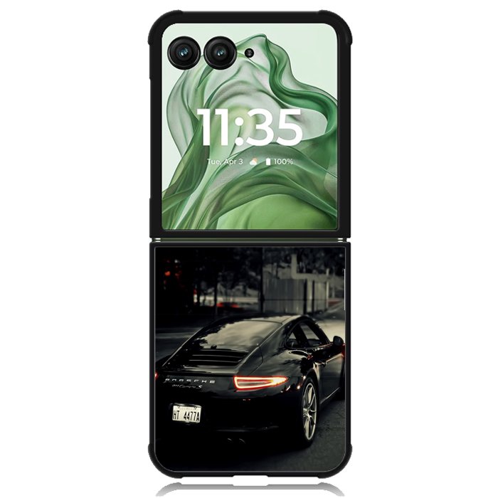 Porsche 911 Carrera S X5973 Motorola Moto Razr+ Plus 2024/2025 Case, Motorola Razr 50 Ultra/50s Ultra Case