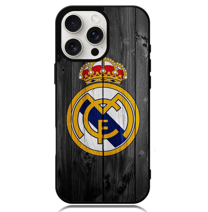 Real Madrid Logo Case iPhone 16 Pro Max BC0611