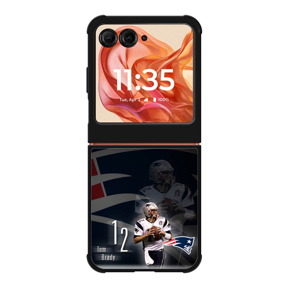 Tom Brady New England Patriots Motorola Moto Razr 2025/2024 , Moto Razr 60/50 Case BC0576