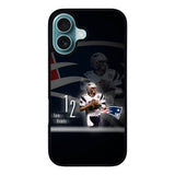 Tom Brady New England Patriots Case iPhone 16 Plus BC0576