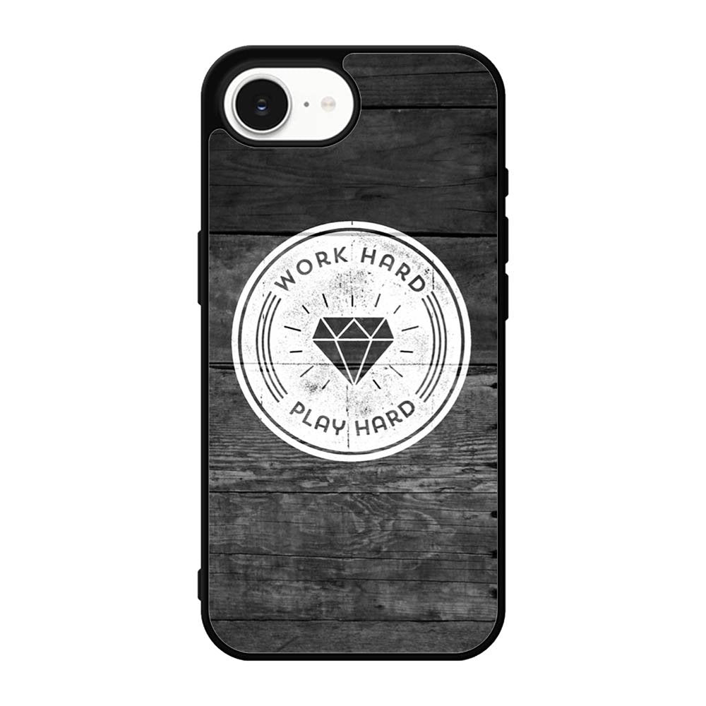 Work Hard Play Hard iPhone 17e Case BC0577