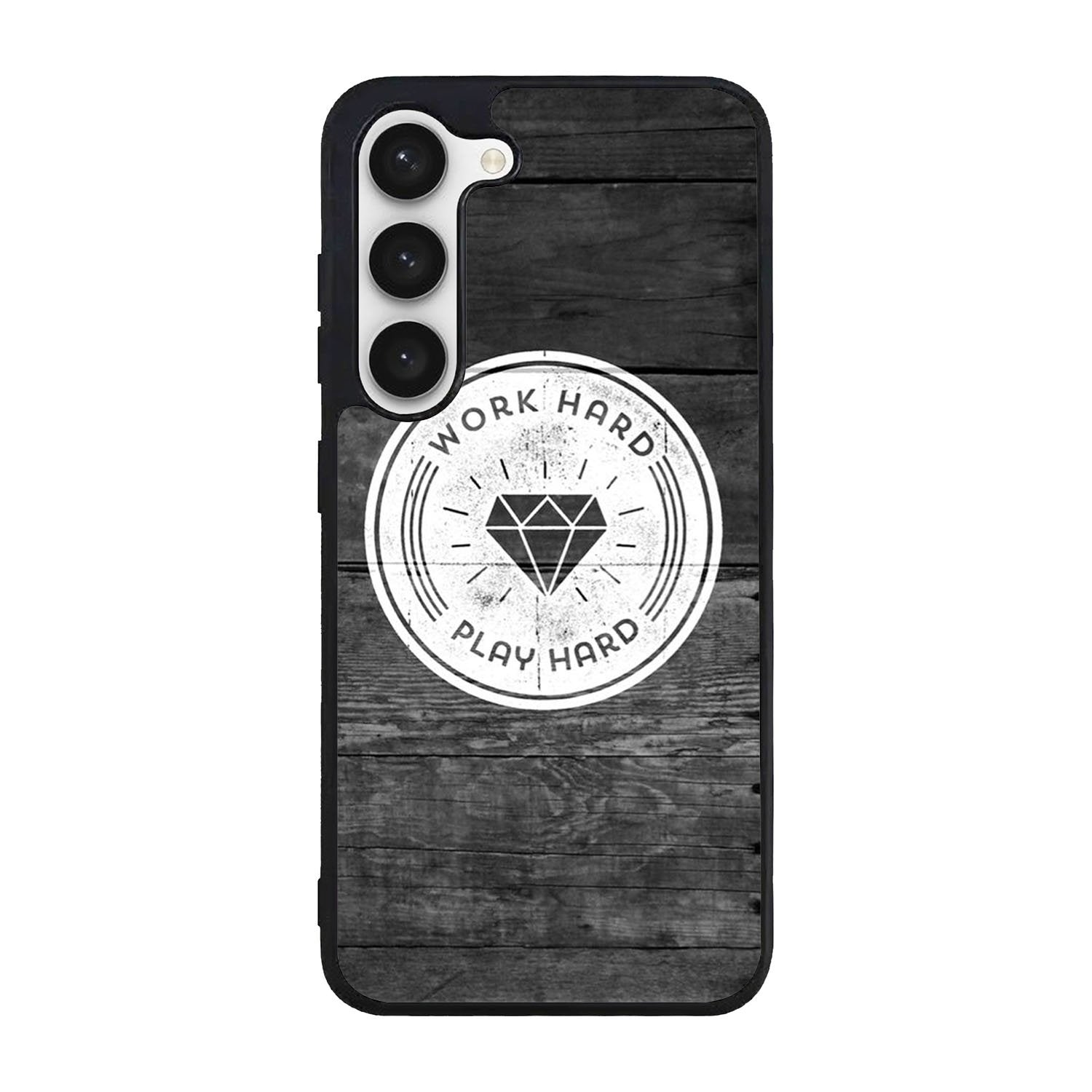 Work Hard Play Hard Case Samsung Galaxy S25 Plus 5G BC0577