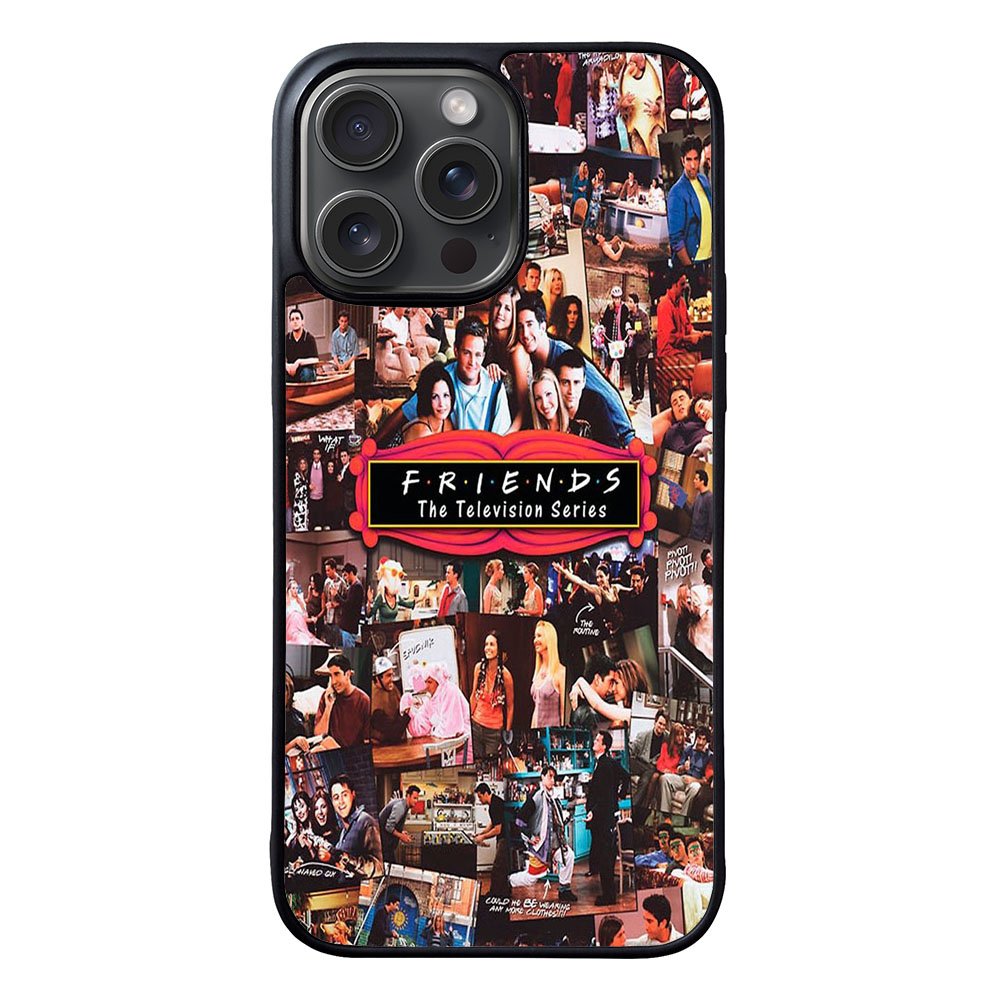 Friends Collage Poster Case iPhone 15 Pro BC0650