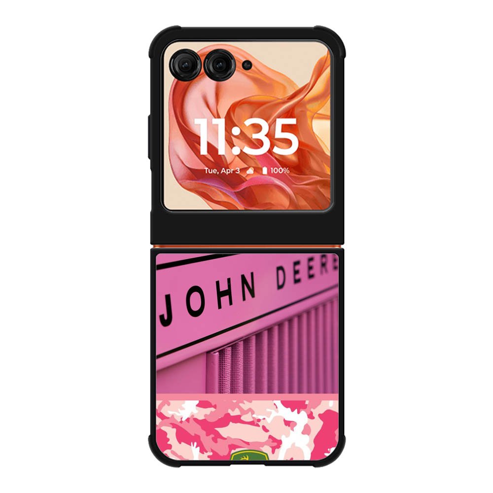 john deere pink Motorola Moto Razr 2025/2024 , Moto Razr 60/50 Case BC0622