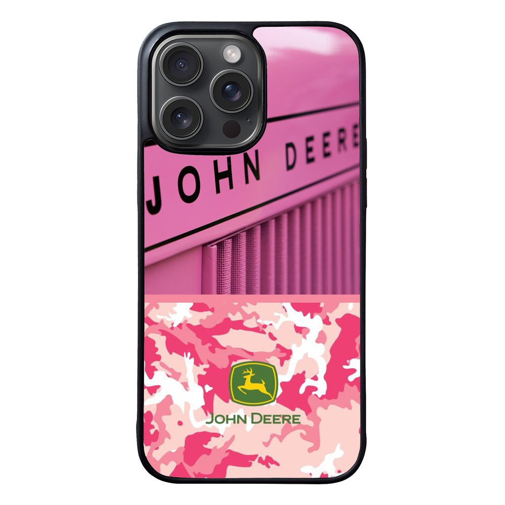 john deere pink Case iPhone 15 Pro BC0622