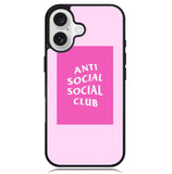 Anti Social Club X6182 iPhone 16 Case