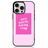 Anti Social Club X6182 iPhone 16 Pro Case