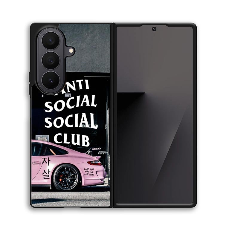 anti social social club X6179 Samsung Galaxy Z Fold 7 Case