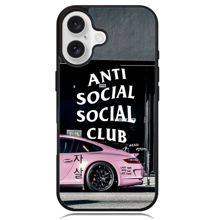 anti social social club X6179 iPhone 16 Plus Case