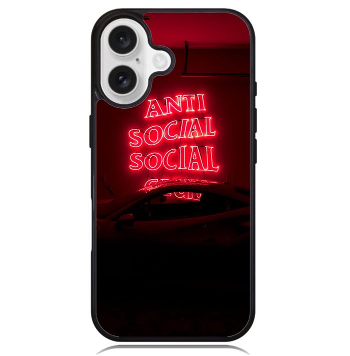 anti social social club X6180 iPhone 16 Case