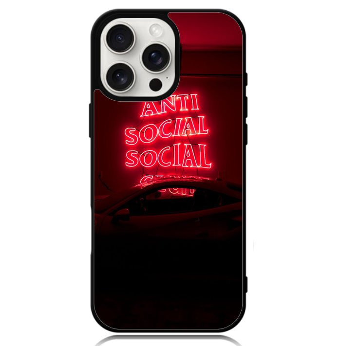anti social social club X6180 iPhone 16 Pro Max Case
