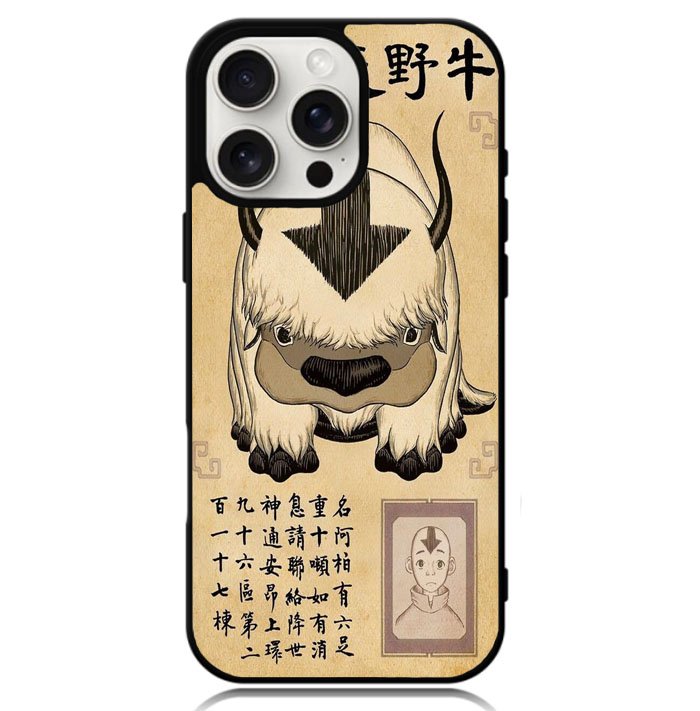 Appa Avatar The Last Airbender Case iPhone 16 Pro Max BC0634
