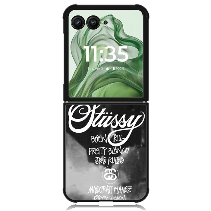 Been Trill for Stussy X6142 Motorola Moto Razr+ Plus 2024/2025 Case, Motorola Razr 50 Ultra/50s Ultra Case