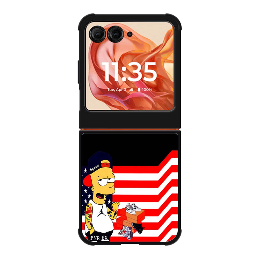 black bart simpson Motorola Moto Razr 2025/2024 , Moto Razr 60/50 Case BC0614