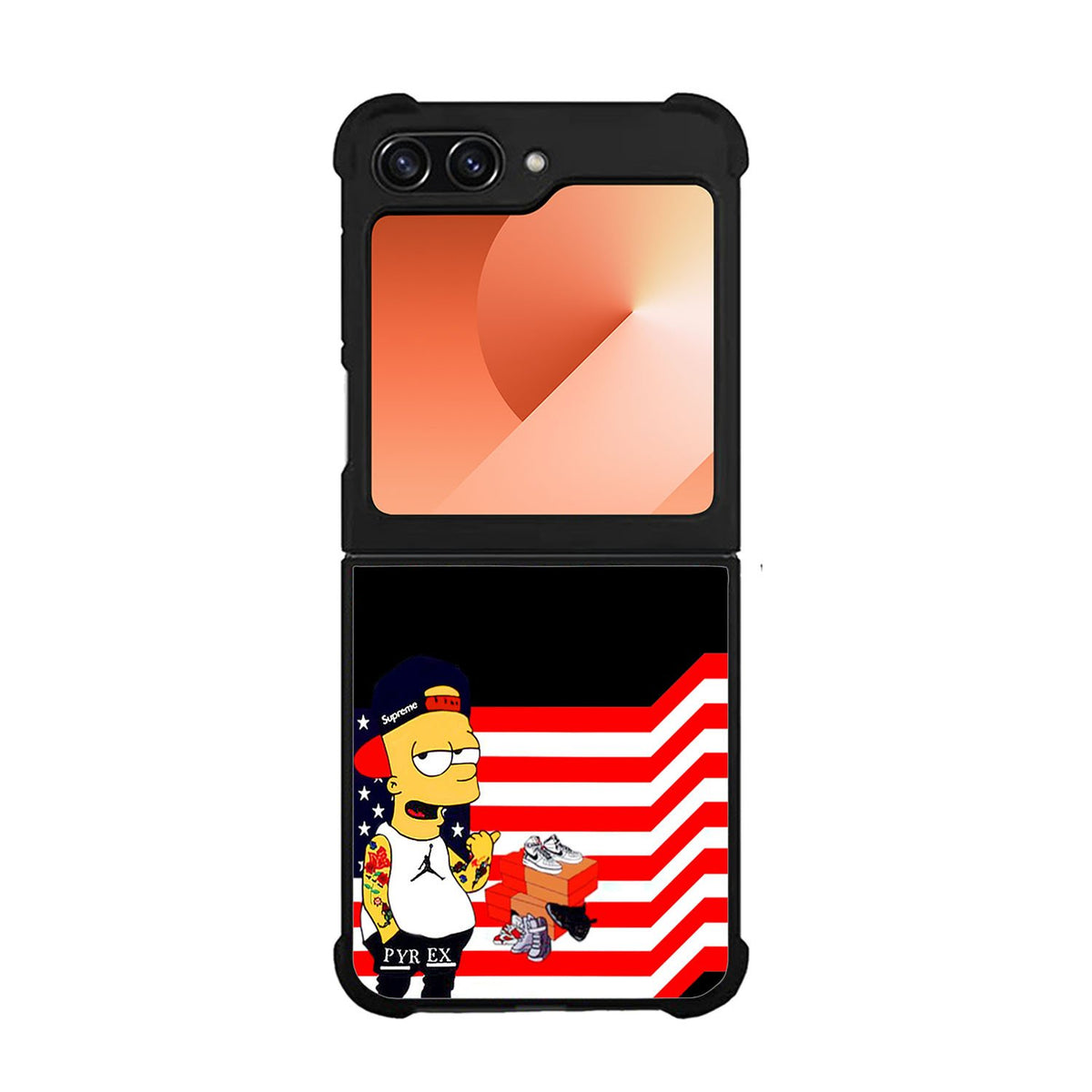 black bart simpson Case Samsung Galaxy Z Flip 6 5G BC0614