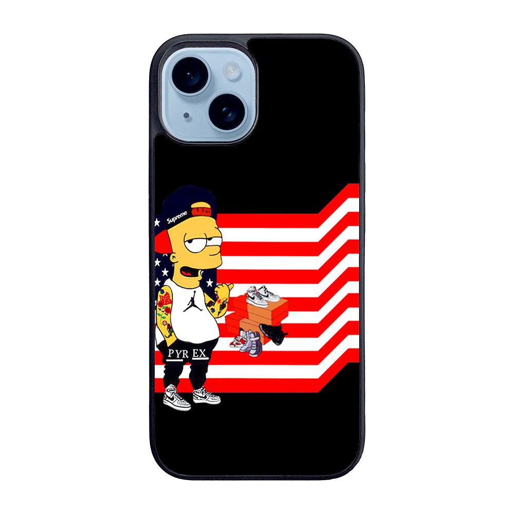 black bart simpson Case iPhone 15 Plus BC0614