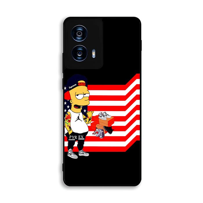 black bart simpson Motorola Moto G Power 5G 2024 Case BC0614