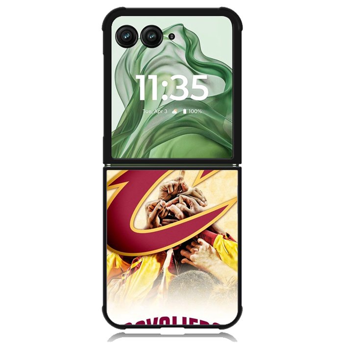 Cleveland Cavaliers X6184 Motorola Moto Razr+ Plus 2024/2025 Case, Motorola Razr 50 Ultra/50s Ultra Case