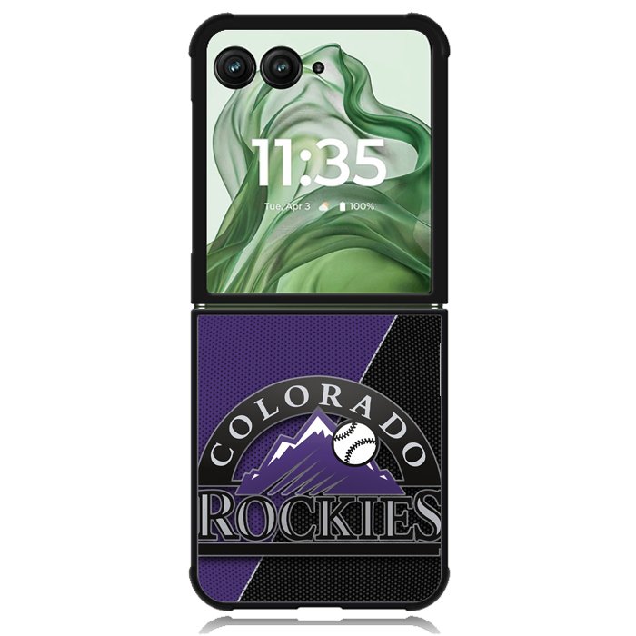 Colorado Rockies X6100 Motorola Moto Razr+ Plus 2024/2025 Case, Motorola Razr 50 Ultra/50s Ultra Case
