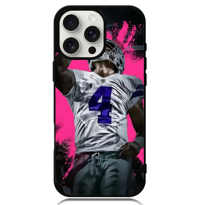 Dak Prescott Cowboys Case iPhone 16 Pro Max BC0616