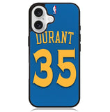 Golden State Warriors Durant X6116 iPhone 16 Plus Case