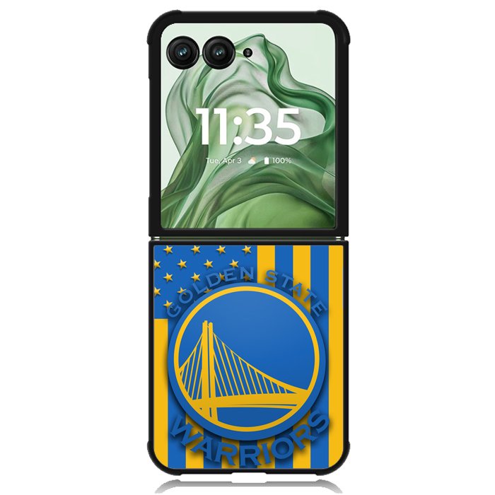 Golden state warriors X6115 Motorola Moto Razr+ Plus 2024/2025 Case, Motorola Razr 50 Ultra/50s Ultra Case