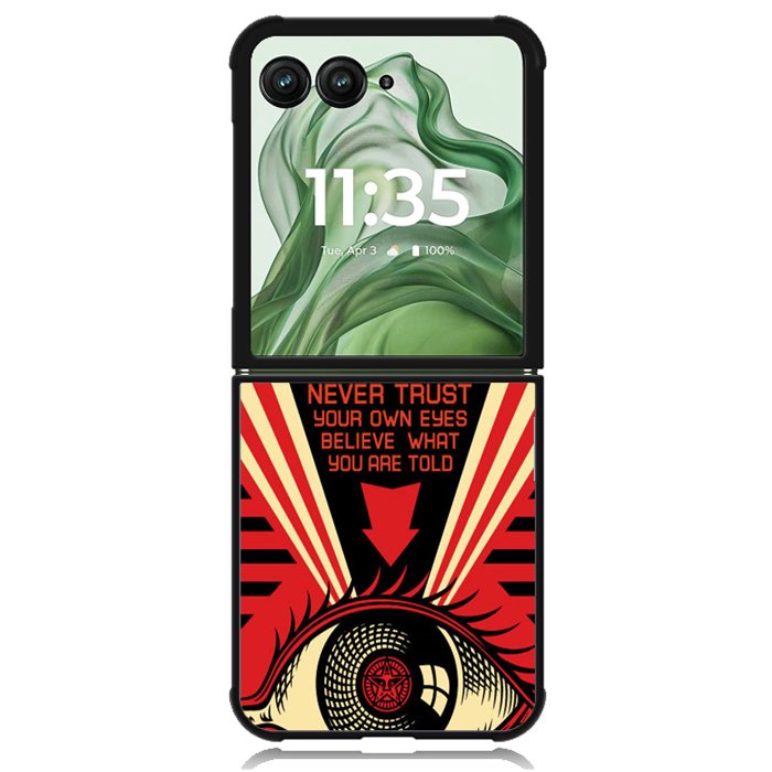 Graffiti Obey Logo X6192 Motorola Moto Razr+ Plus 2024/2025 Case, Motorola Razr 50 Ultra/50s Ultra Case
