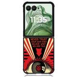Graffiti Obey Logo X6192 Motorola Moto Razr+ Plus 2024/2025 Case, Motorola Razr 50 Ultra/50s Ultra Case