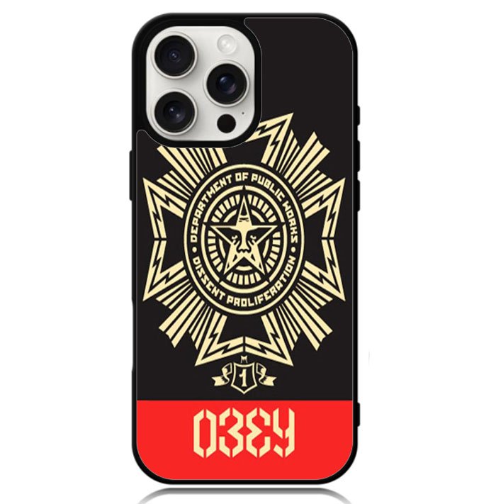 Graffiti Obey Wallpaper X6191 iPhone 16 Pro Case