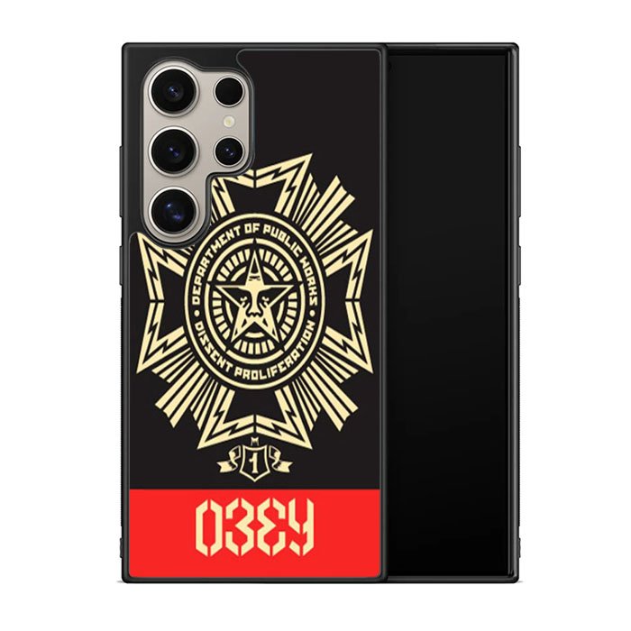 Graffiti Obey Wallpaper X6191 Samsung Galaxy S25 Ultra 5G Case