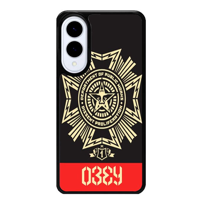 Graffiti Obey Wallpaper X6191 Samsung Galaxy S25 Edge Case