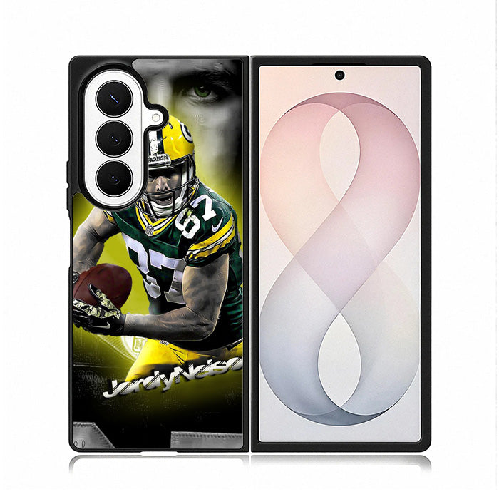 Jordy Nelson Green Bay Packers Samsung Galaxy Z Fold 8 Ultra Case BC0624