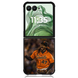 johnny cueto giants X6105 Motorola Moto Razr+ Plus 2024/2025 Case, Motorola Razr 50 Ultra/50s Ultra Case